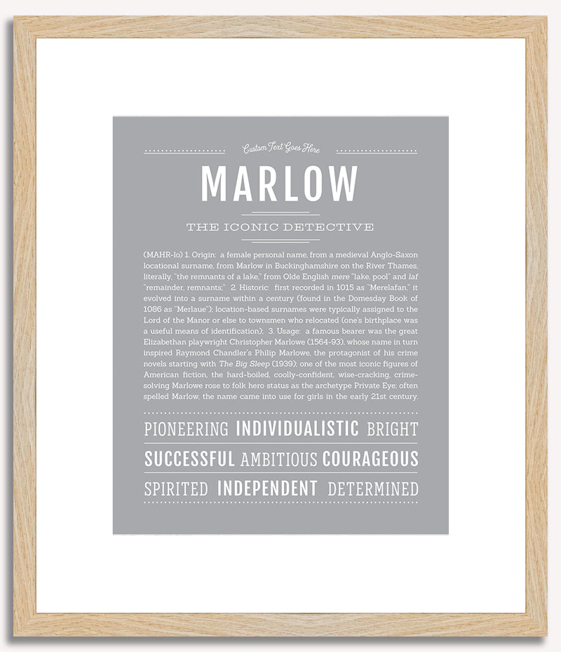 Marlow | Name Art Print