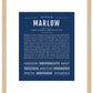 Marlow | Name Art Print