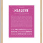 Marlowe | Name Art Print