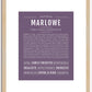 Marlowe | Name Art Print