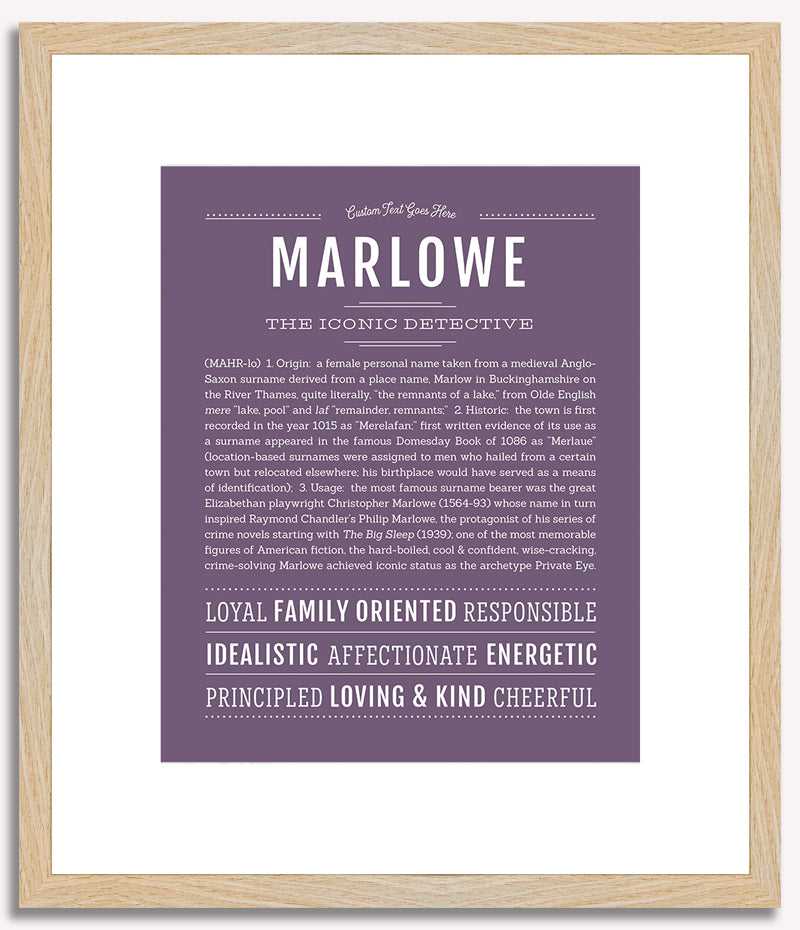 Marlowe | Name Art Print