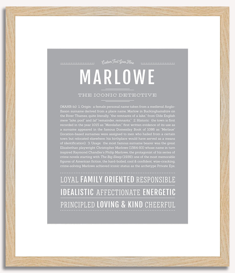 Marlowe | Name Art Print