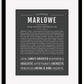 Frame Options | Charcoal Gray | Black Frame, Matted