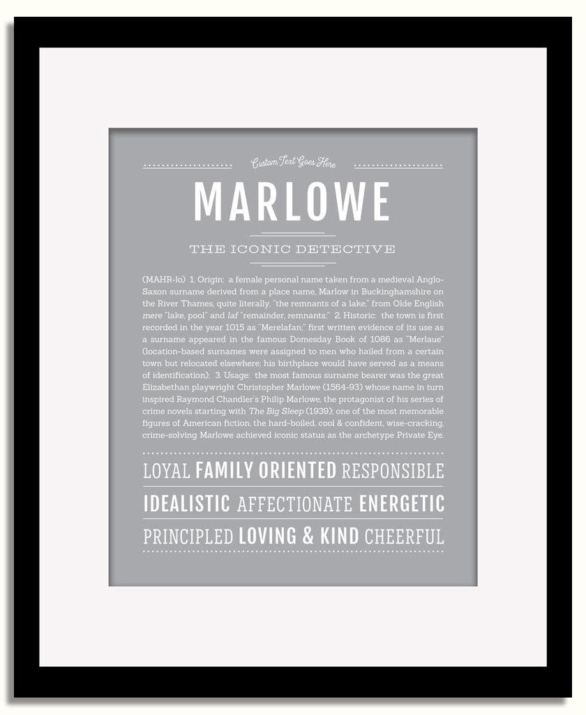 Frame Options | Sage | Black Frame, Matted