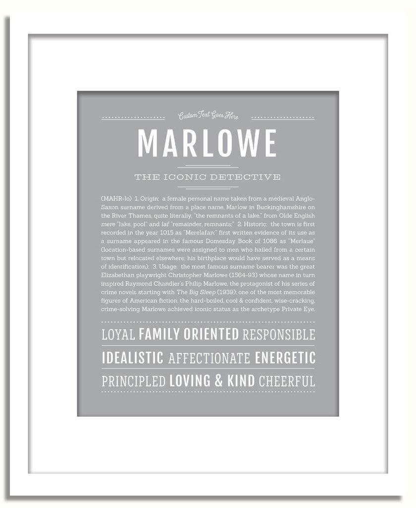 Frame Options | Light Gray | White Frame, Matted