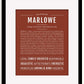 Frame Options | Bordeaux | Black Frame, Matted