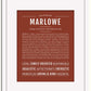 Frame Options | Bordeaux | White Frame, Matted