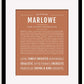 Frame Options | Terra Cotta | Black Frame, Matted