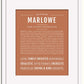 Frame Options | Terra Cotta | White Frame, Matted