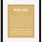 Frame Options | Matte Gold | Black Frame, Matted