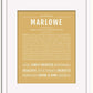 Frame Options | Matte Gold | White Frame, Matted