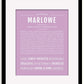 Frame Options | Lilac | Black Frame, Matted