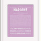 Frame Options | Lilac | White Frame, Matted