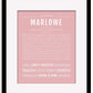 Frame Options | Dusty Rose | Black Frame, Matted