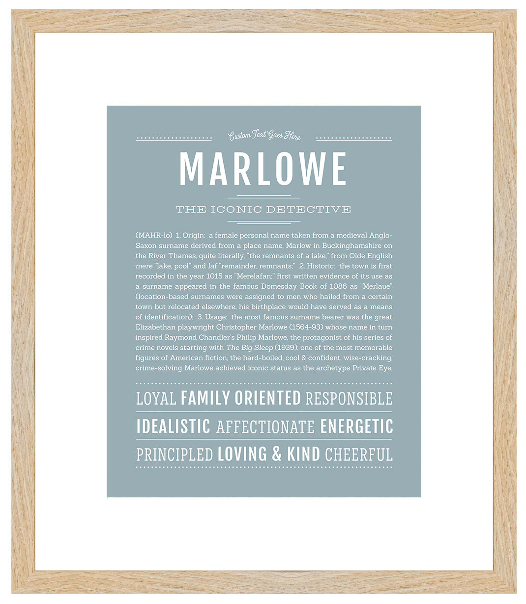 Marlowe | Name Art Print