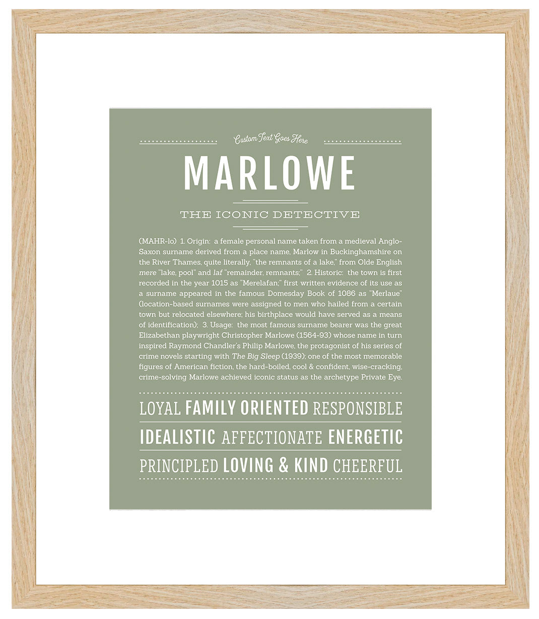 Marlowe | Name Art Print