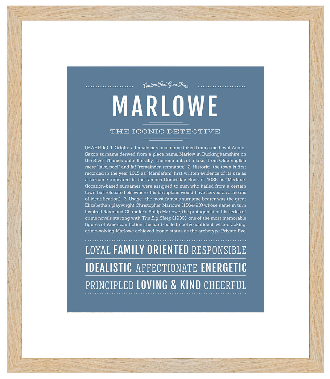 Marlowe | Name Art Print