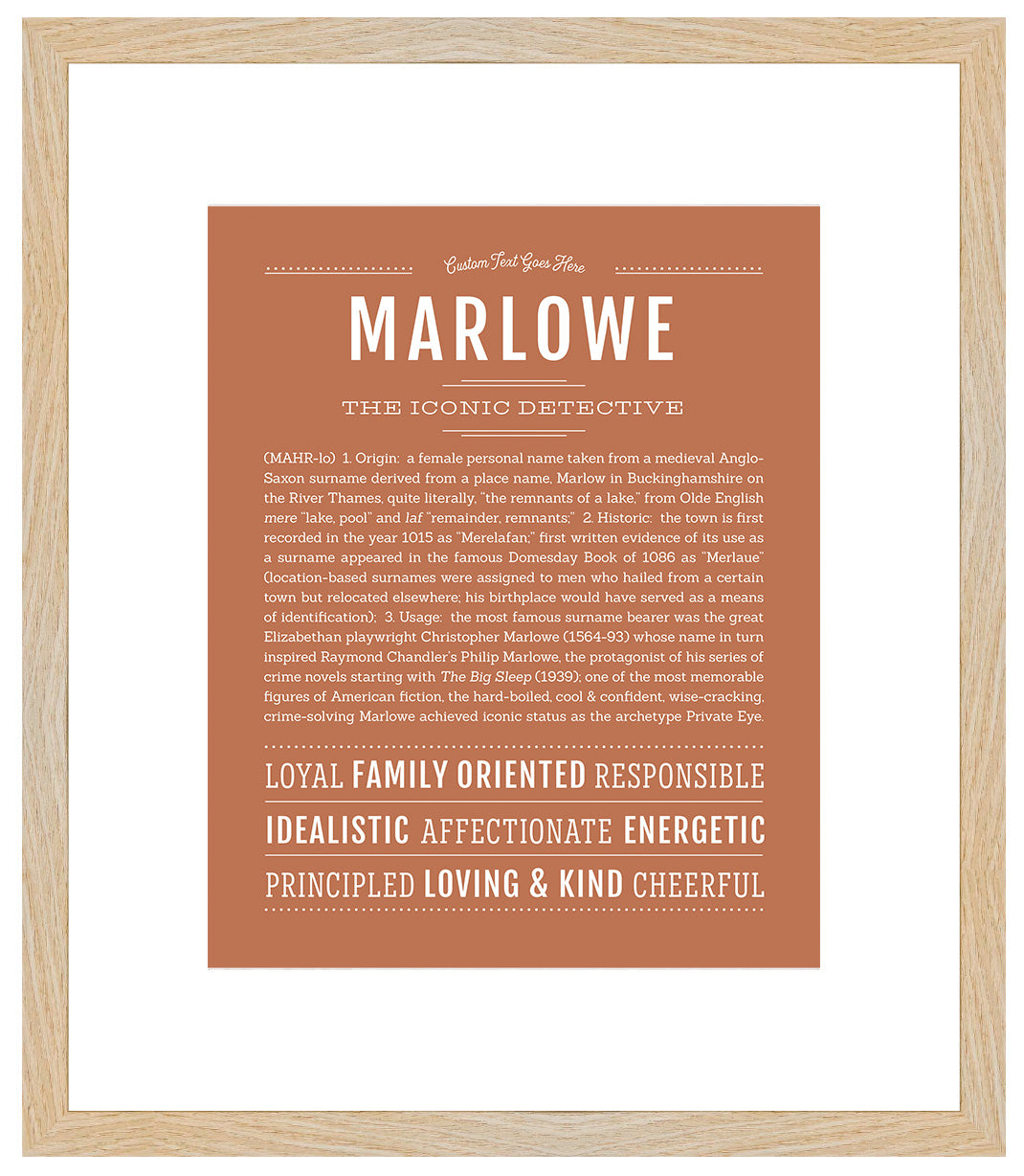 Marlowe | Name Art Print