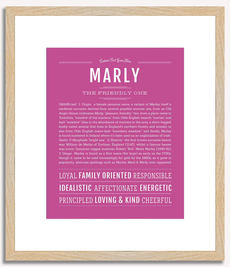 Marly | Name Art Print