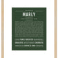 Marly | Name Art Print