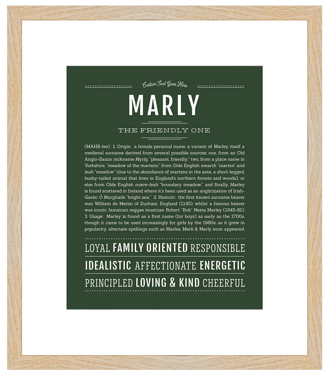 Marly | Name Art Print