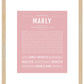 Marly | Name Art Print