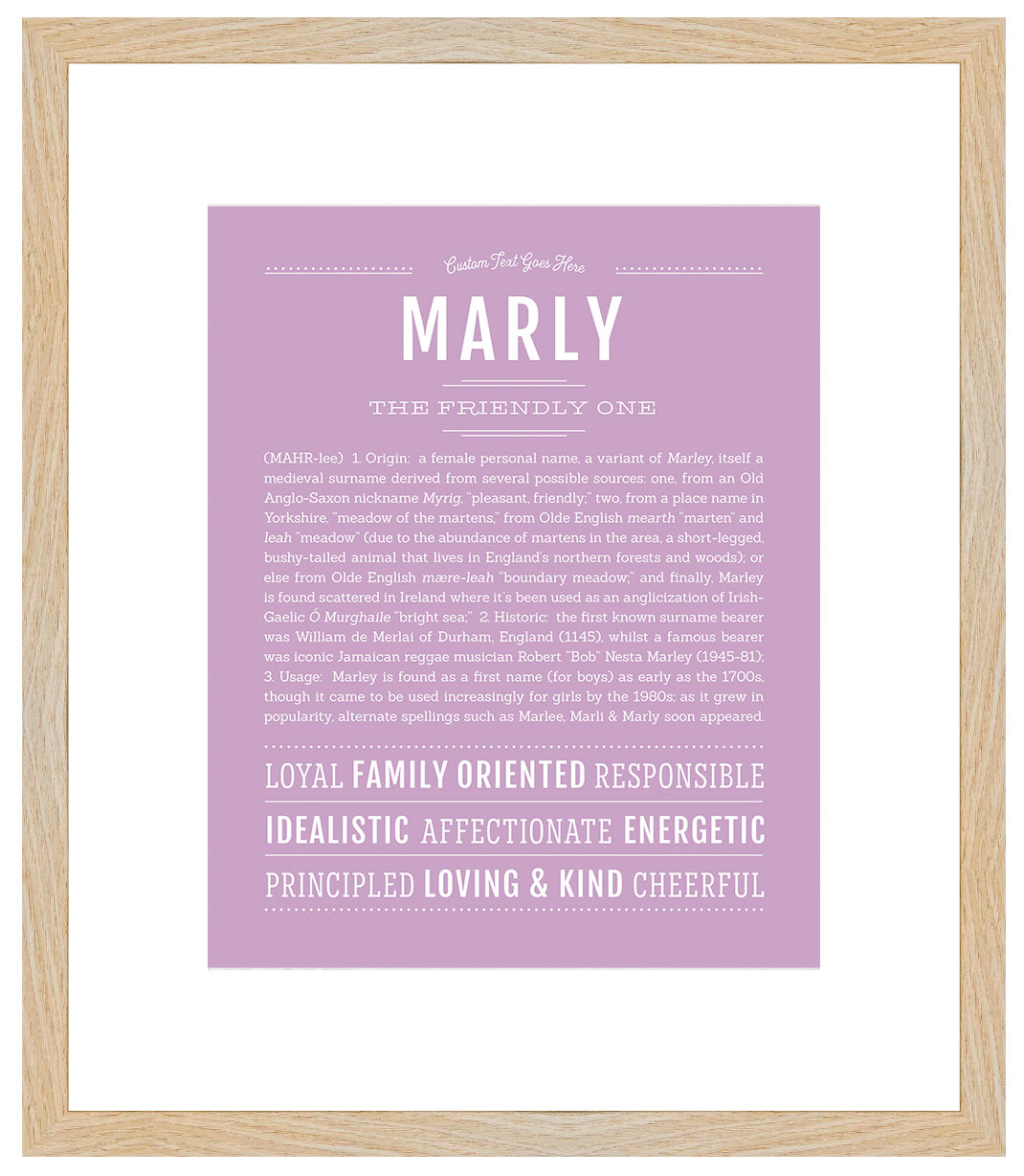 Marly | Name Art Print