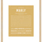 Marly | Name Art Print