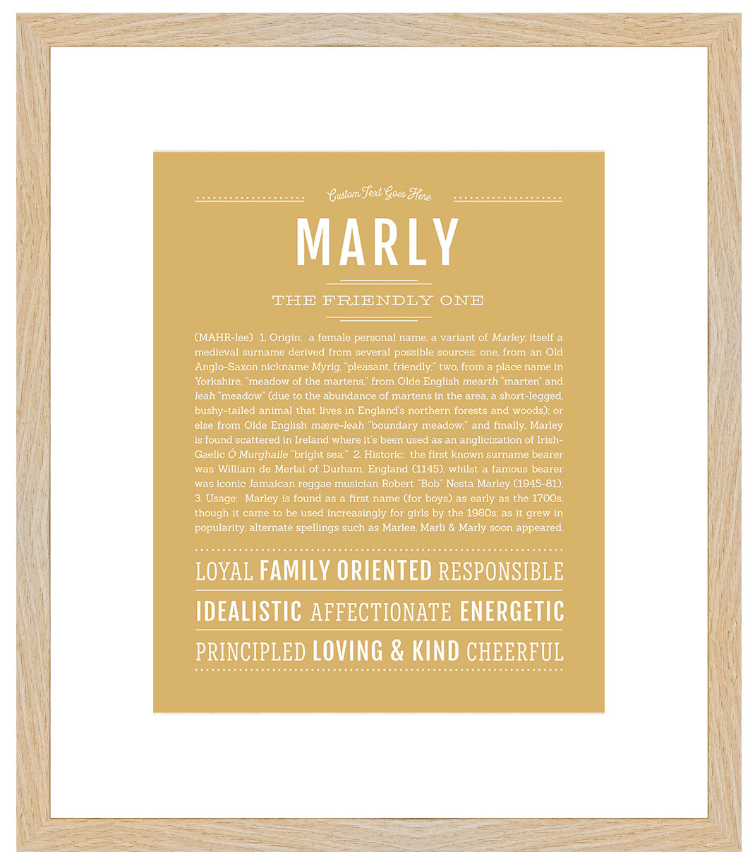 Marly | Name Art Print