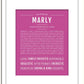 Frame Options | Dark Pink | White Frame, Matted