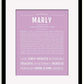 Frame Options | Lilac | Black Frame, Matted