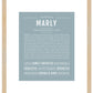 Marly | Name Art Print