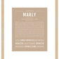 Marly | Name Art Print