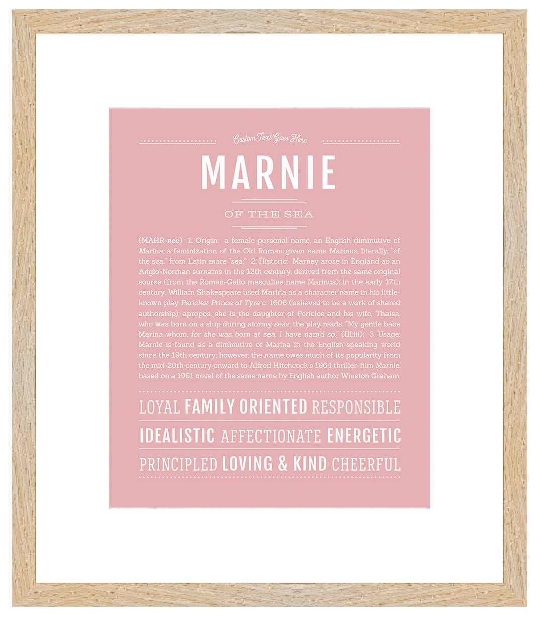 Marnie | Name Art Print