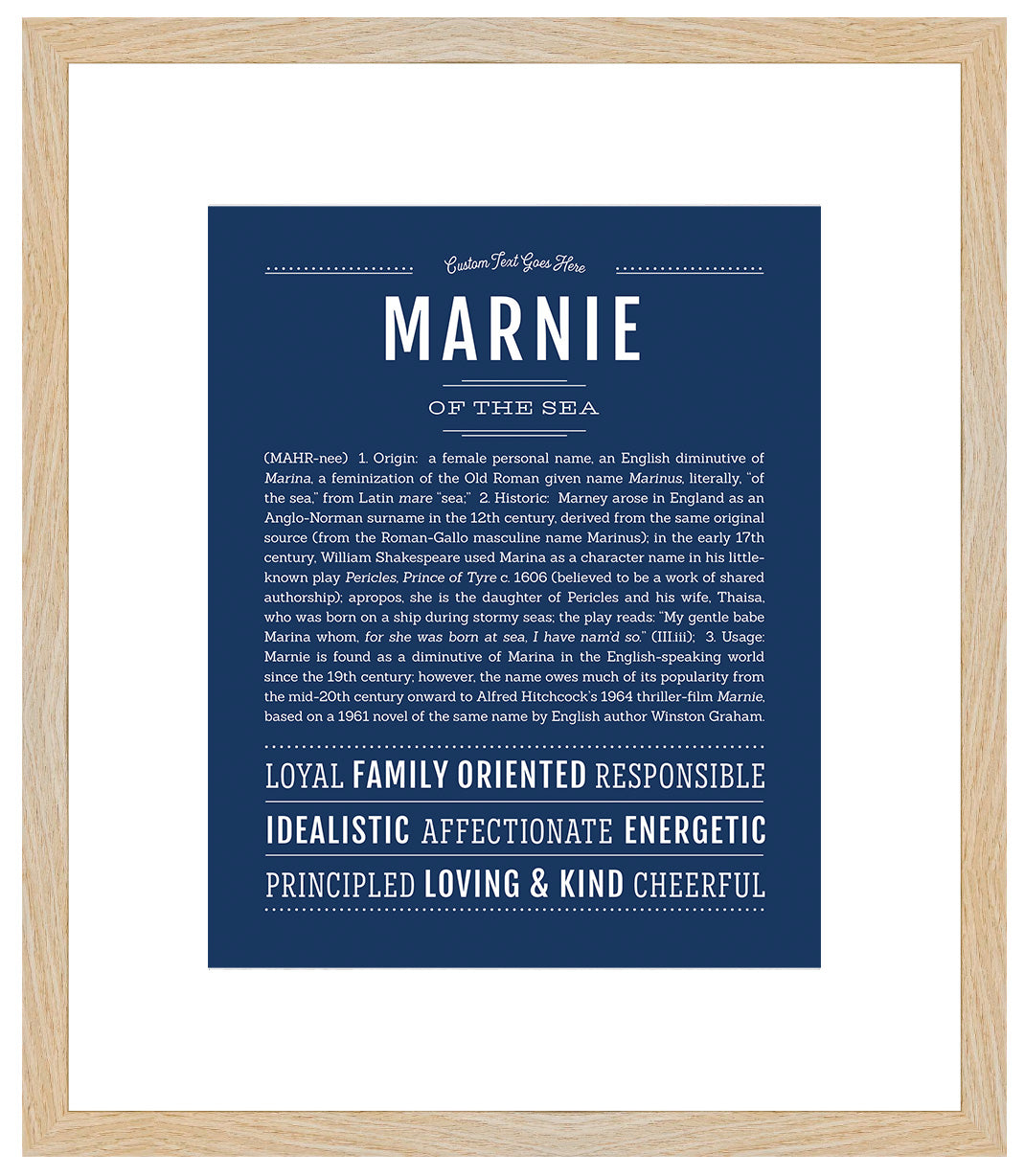 Marnie | Name Art Print