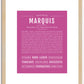 Marquis | Name Art Print