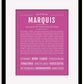 Frame Options | Dark Pink | Black Frame, Matted