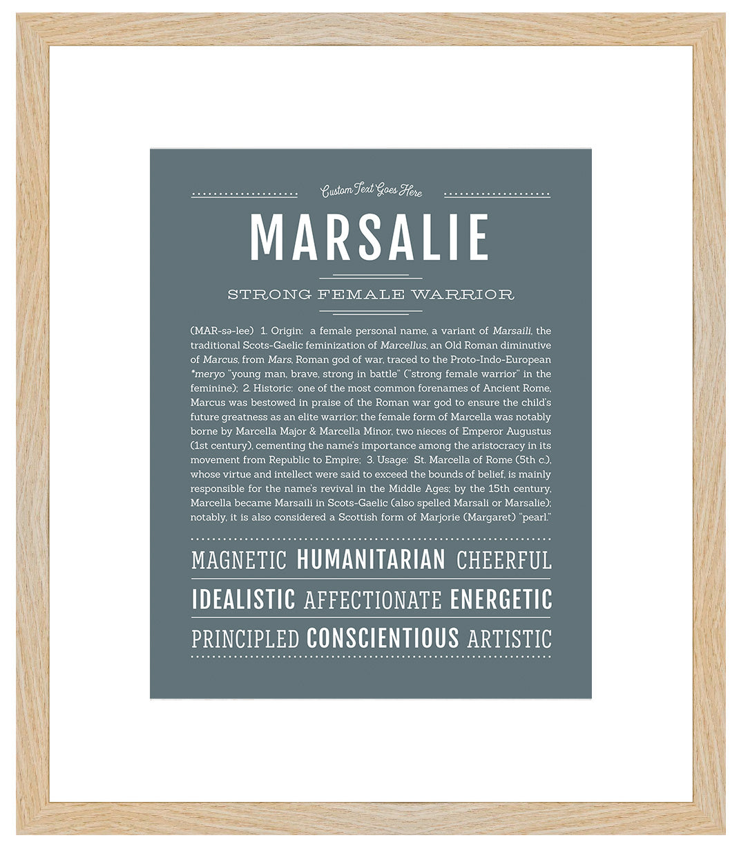 Marsalie | Name Art Print