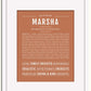 Frame Options | Terra Cotta | White Frame, Matted