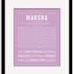 Frame Options | Lilac | Black Frame, Matted