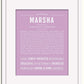 Frame Options | Lilac | White Frame, Matted