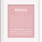 Frame Options | Dusty Rose | White Frame, Matted