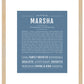 Marsha | Name Art Print