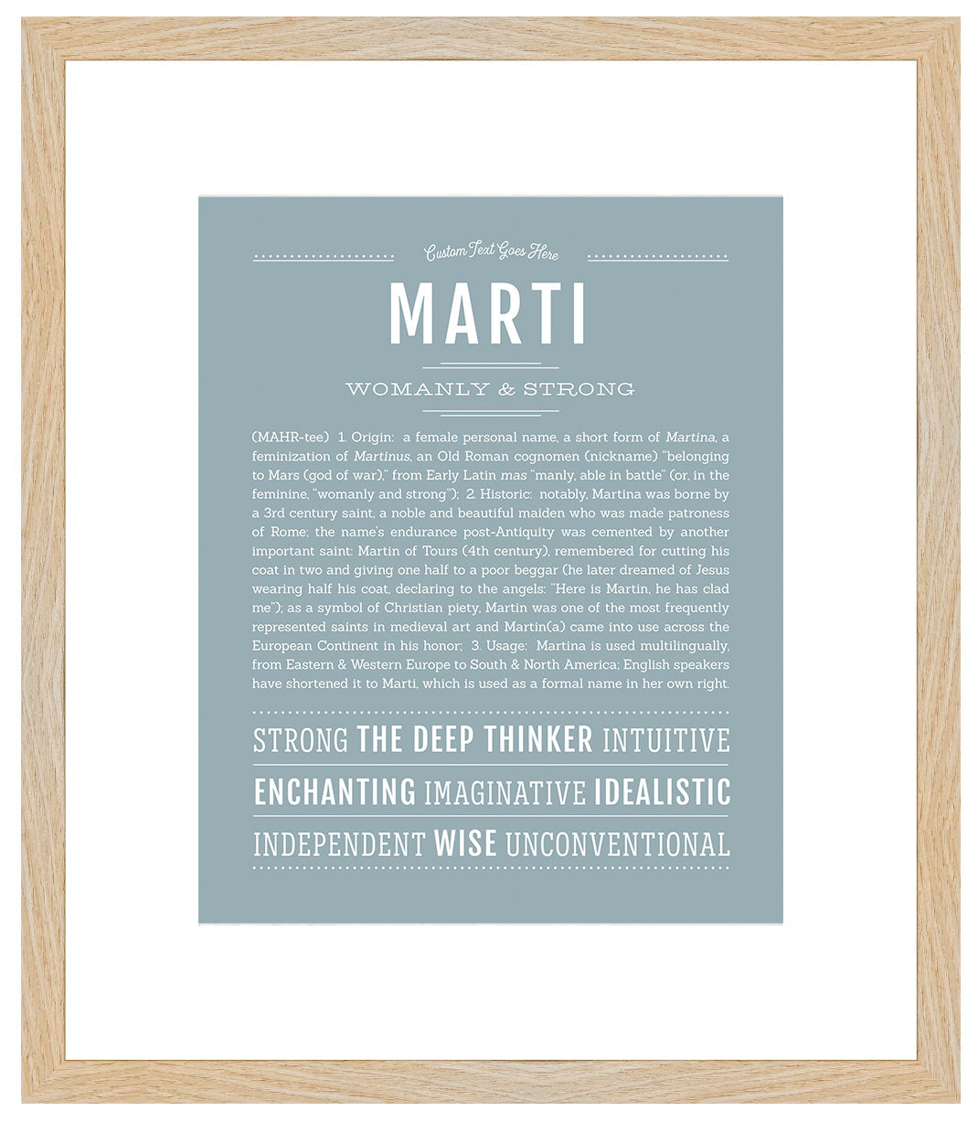 Marti | Name Art Print