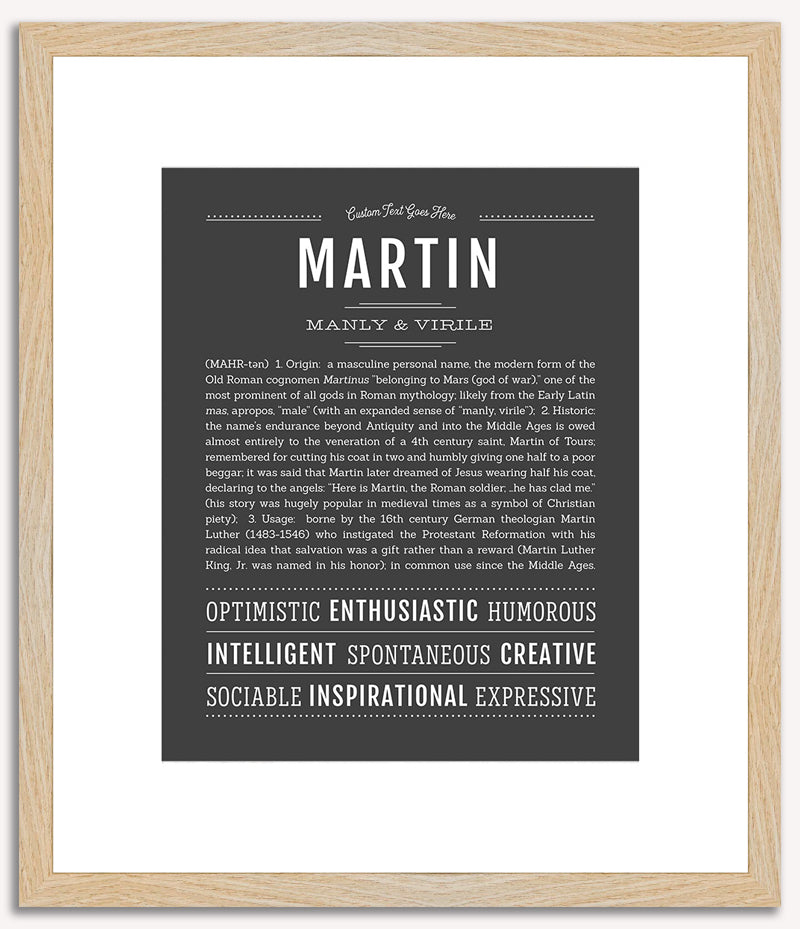 Martin | Name Art Print