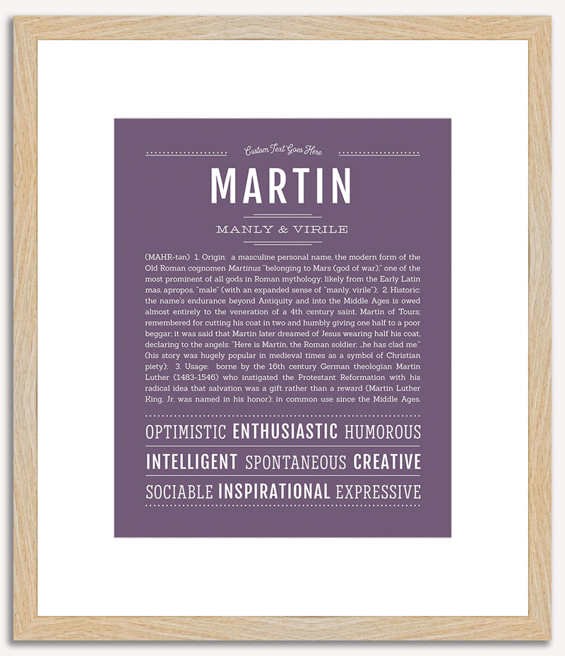 Martin | Name Art Print