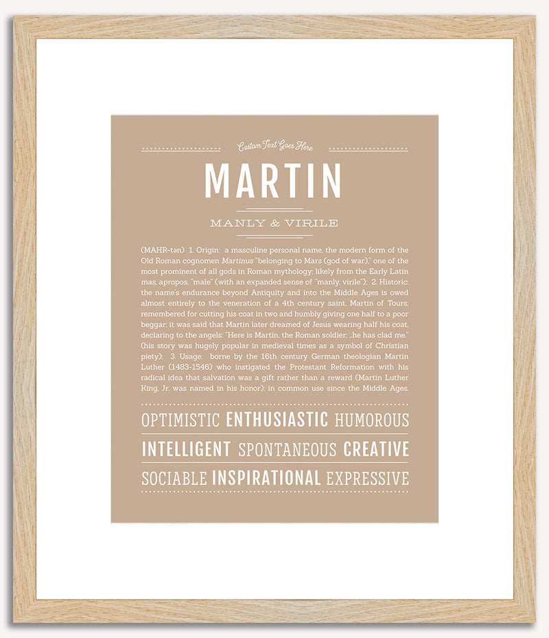 Martin | Name Art Print