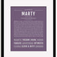 Frame Options | Deep Purple | Black Frame, Matted