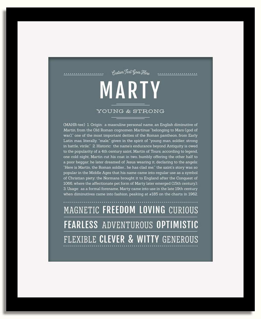 Frame Options | Night Rendezvous | Black Frame, Matted