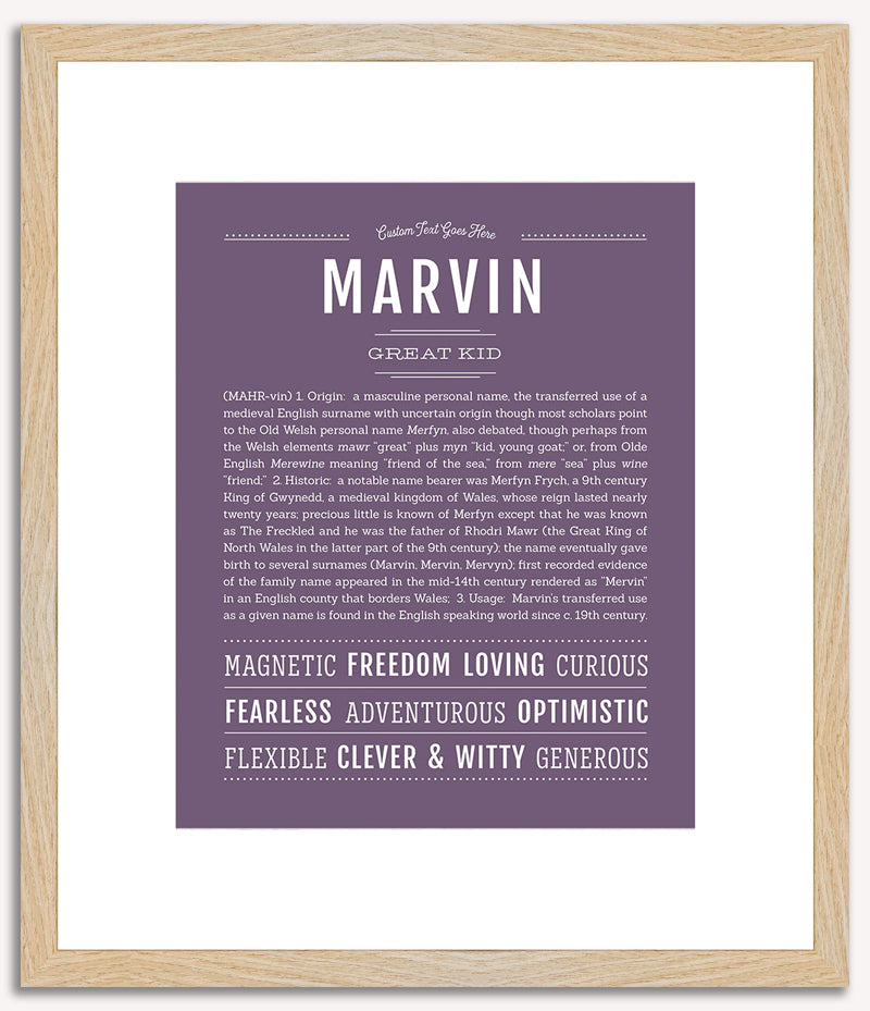 Marvin | Name Art Print